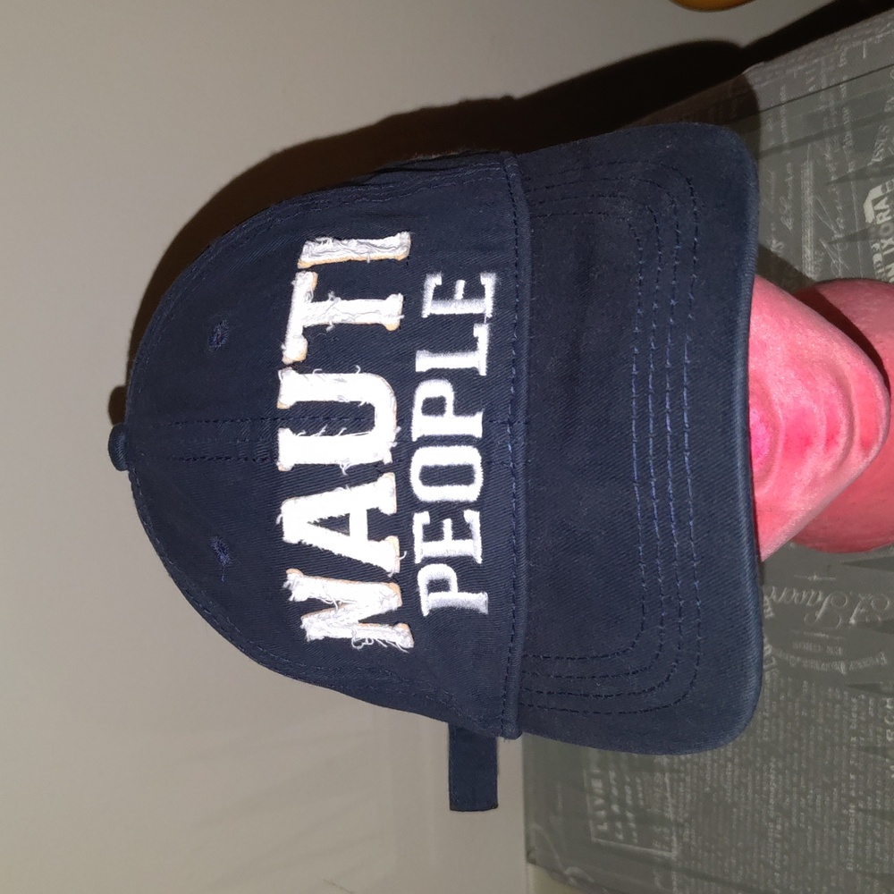 Nauti People Embroidered Adjustable Strapback Baseball Hat